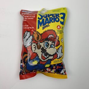 New Sealed Perler Super Mario Bros. 3 3500 beads and pattern kit